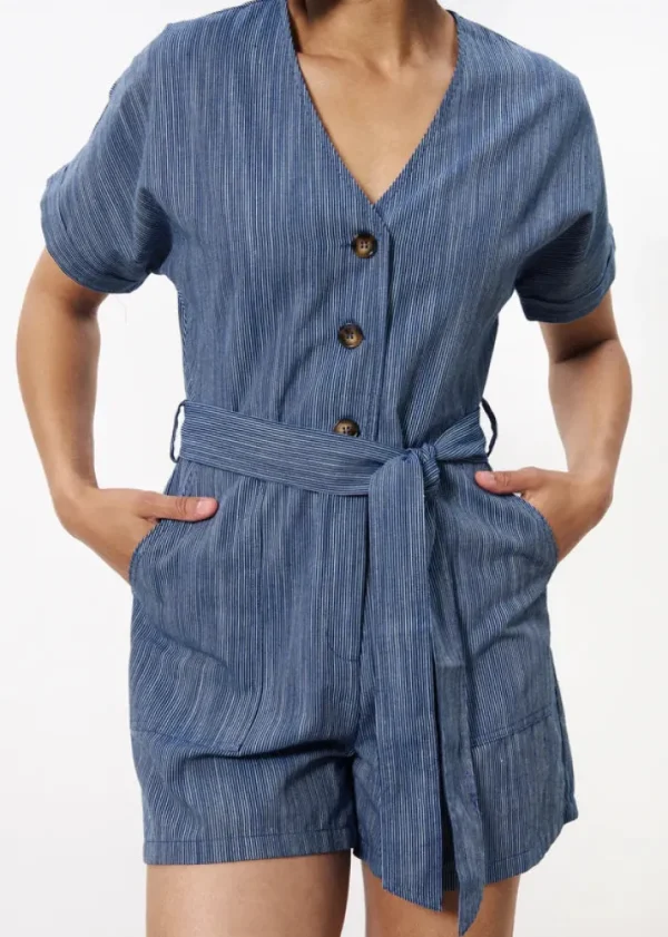 Frnch Shorts & Playsuits | Pants<Adila Jumpsuit ( Marine)