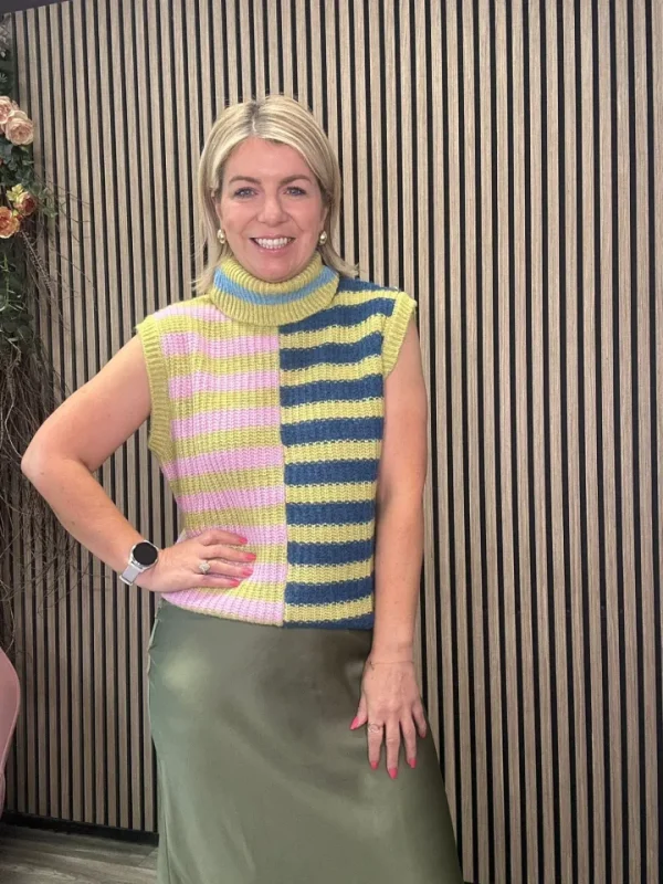 Frnch Jumpers & Cardigans<Aita Sleeveless Jumper (Multicolour)