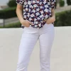 Rant & Rave Jeans<ALEXANDRA BOOTCUT JEANS - SHORT LEG (WHITE)