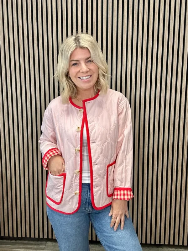 Frnch Jackets | Coats<Alezia Reversible Jacket (Red/)