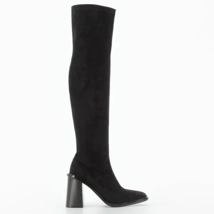 amandine_thigh_high_boots_4.webp Vanessa Wu Boots<Amandine Thigh High Boots (Black)