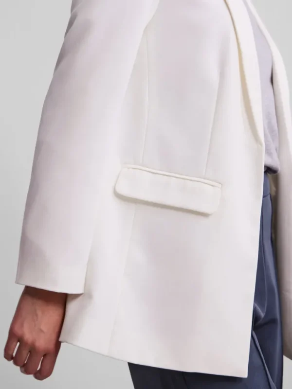 Pieces Blazers<Amelia Oversized Blazer (Cloud Dancer)