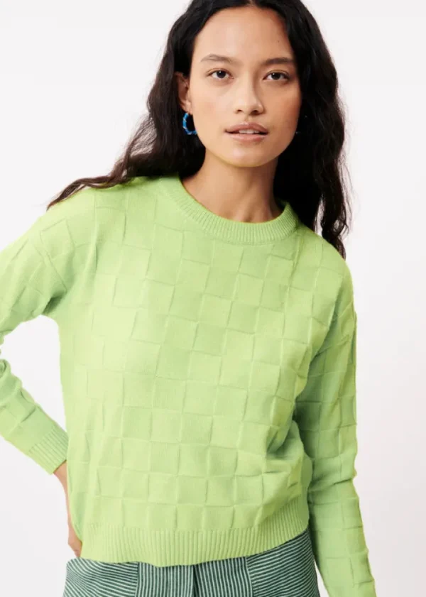 Frnch Jumpers & Cardigans<ANJALI JUMPER (LIME GREEN)