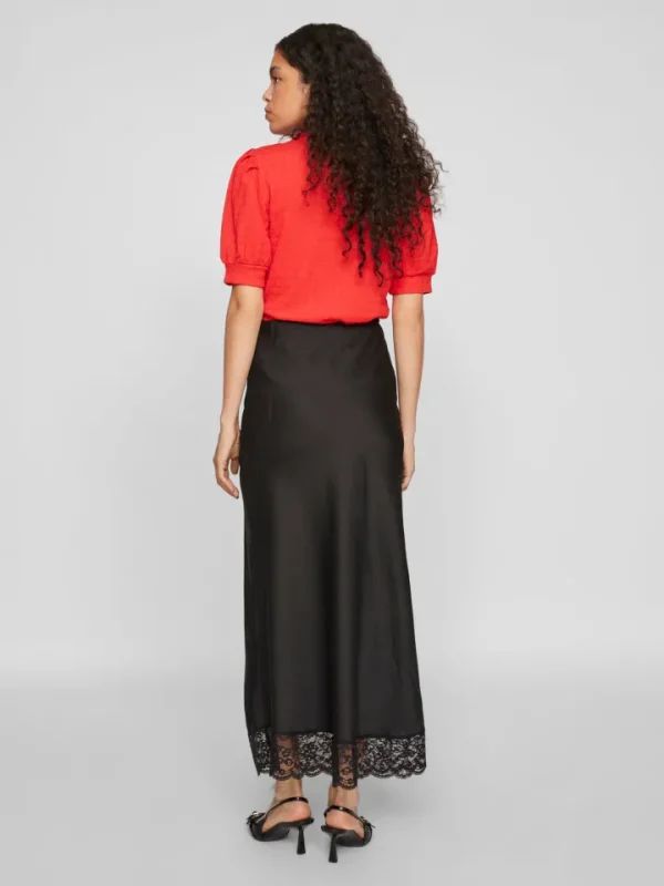 Vila Skirts<Annette High Waisted Lace Skirt