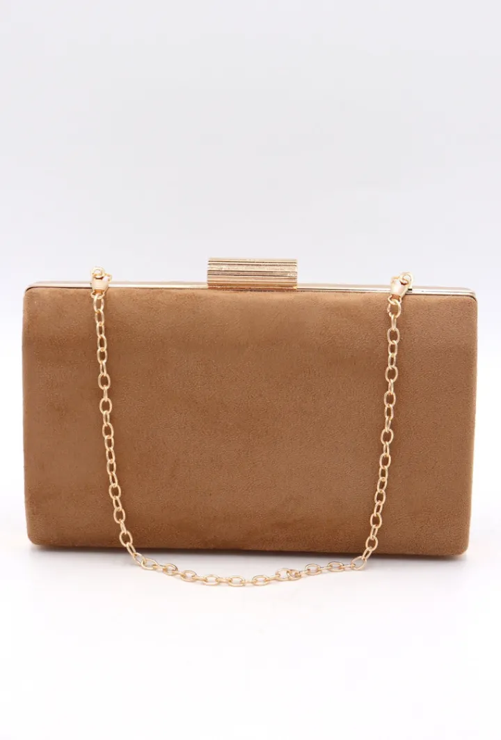 annika_suede_clutch_camel_0.webp Wsl 4 Bags & Purses | Occasionwear<Annika Suede Clutch