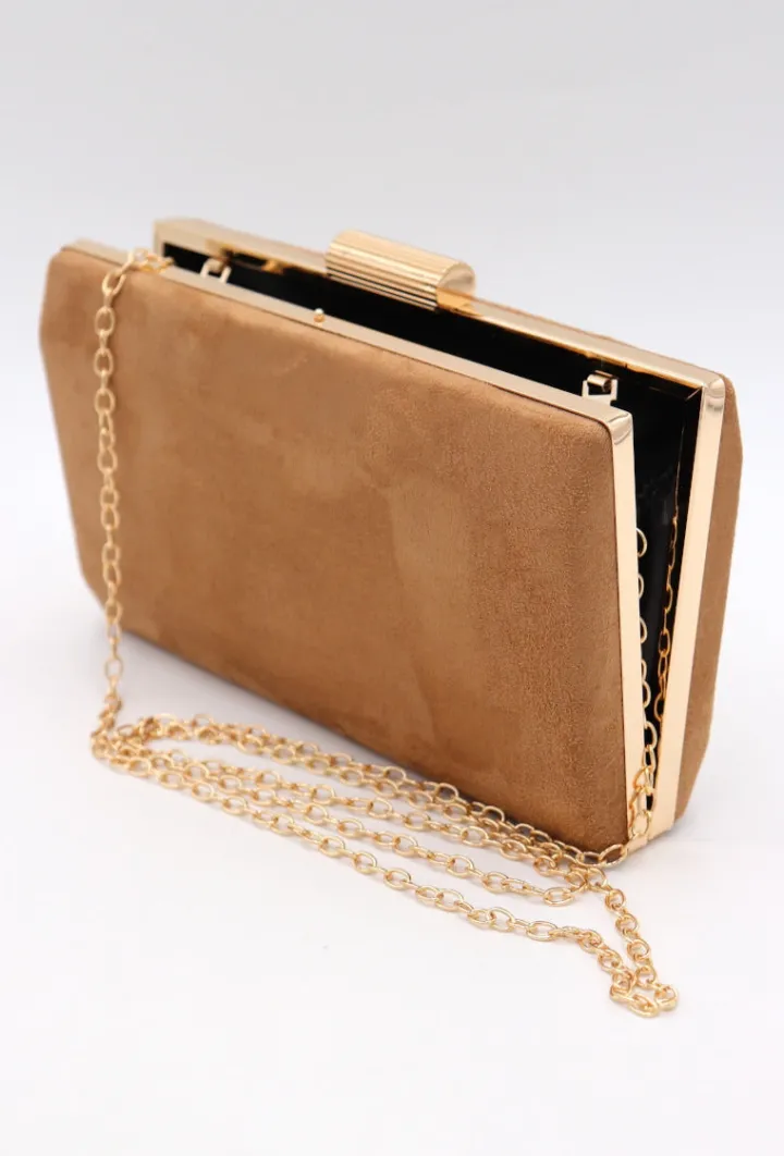 annika_suede_clutch_camel_1.webp Wsl 4 Bags & Purses | Occasionwear<Annika Suede Clutch