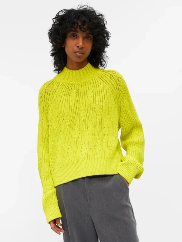 Object Jumpers & Cardigans<APRIL CHUNKY KNIT JUMPER (EVENING PRIMROSE)