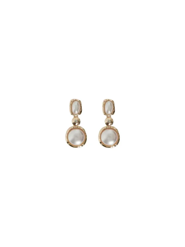 Vila Jewellery<Aria Drop Earrings (Cloud Dancer)