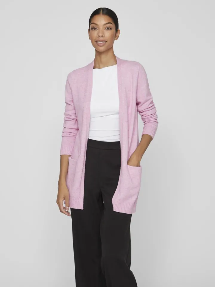 ashley_open_knit_cardigan_0-3.webp Vila Jumpers & Cardigans<ASHLEY OPEN KNIT CARDIGAN (PASTEL LAVENDER)