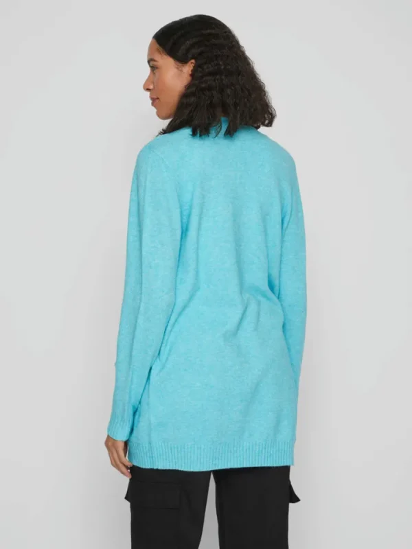 Vila Jumpers & Cardigans<ASHLEY OPEN KNIT CARDIGAN (CAPRI/MELANGE)