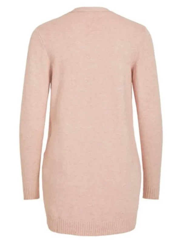 Vila Jumpers & Cardigans<ASHLEY OPEN KNIT CARDIGAN (MISTY ROSE)