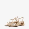 Only Sandals<AYLIN BLOCK HEEL SANDAL (GOLD)