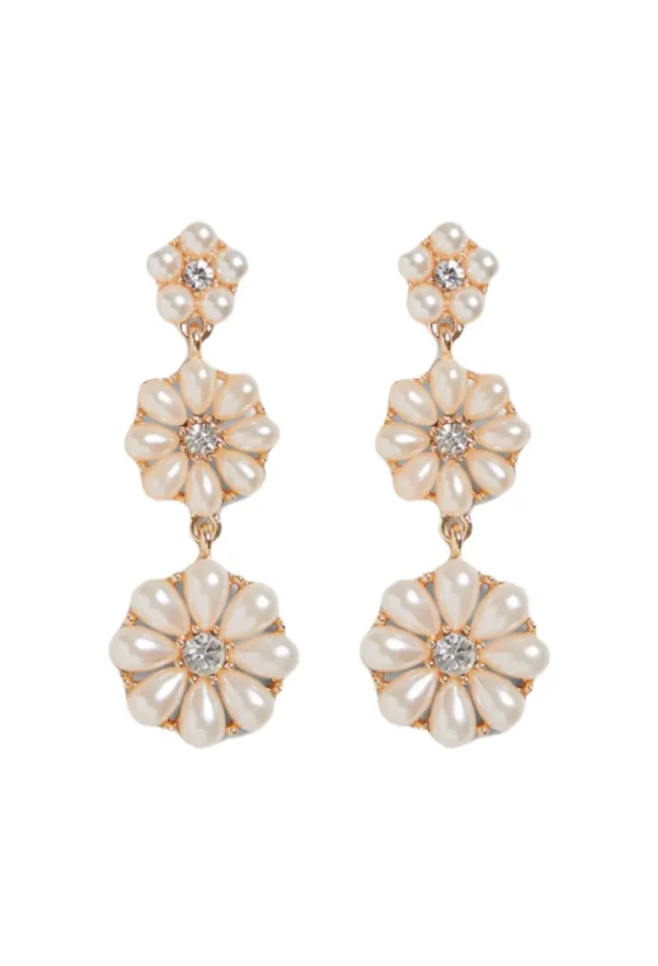 Vila Jewellery<BALIR BRIDAL EARRINGS (GOLD & PEARL)