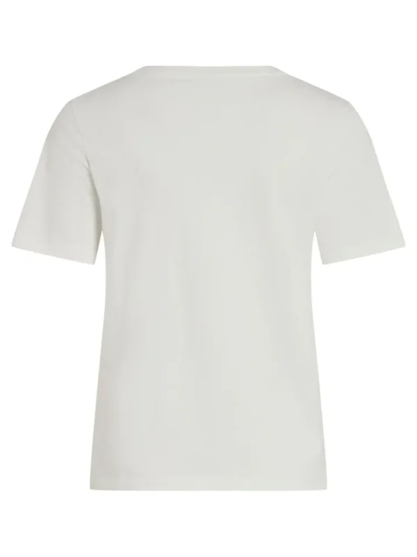 Vila T-Shirts<BE YOURSELF T-SHIRT (WHITE/BLACK)