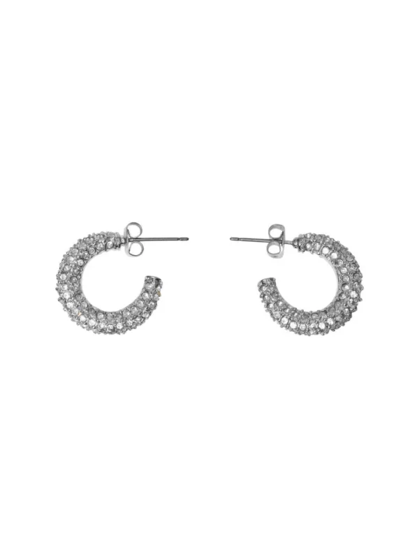 Pieces Jewellery<BEKKA HOOP EARINGS (SILVER)