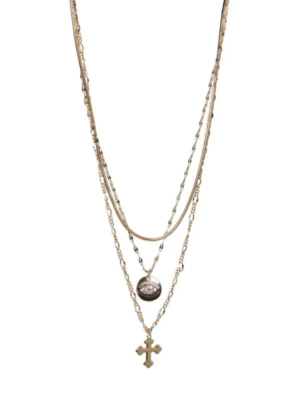 Pieces Jewellery<Bella Multi Layer Necklace