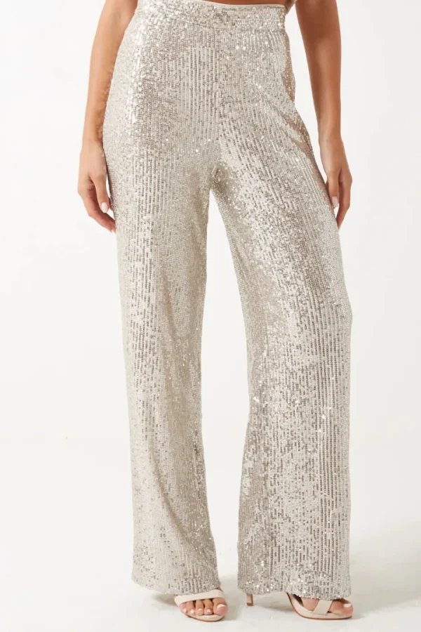 Wsl 2 Pants<BELLE SEQUIN TROUSERS (CHAMPAGNE)