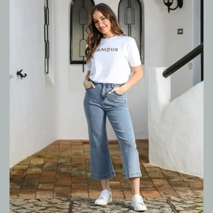 bernie_crop_flare_jeans___2-1.webp Rant & Rave Jeans<BERNIE CROP FLARE JEANS - SHORT LEG (LIGHT BLUE)