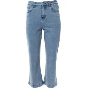 Rant & Rave Jeans<BERNIE CROP FLARE JEANS - SHORT LEG (LIGHT BLUE)