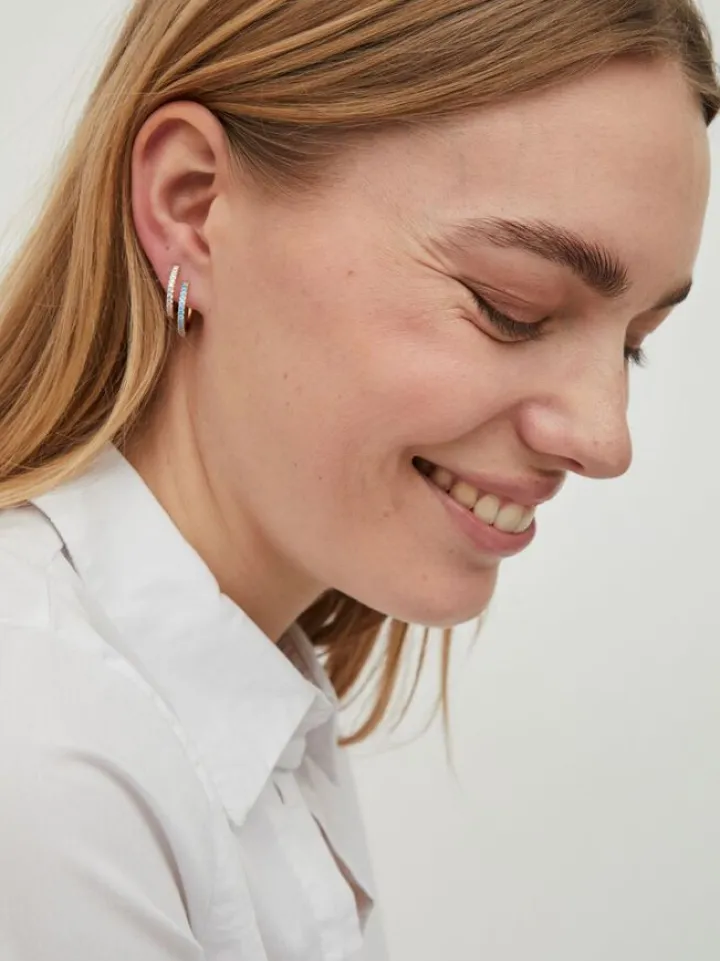 bertina__pack_earrings_bl_0.webp Vila Jewellery<Bertina 2 pack Earrings (Blue)