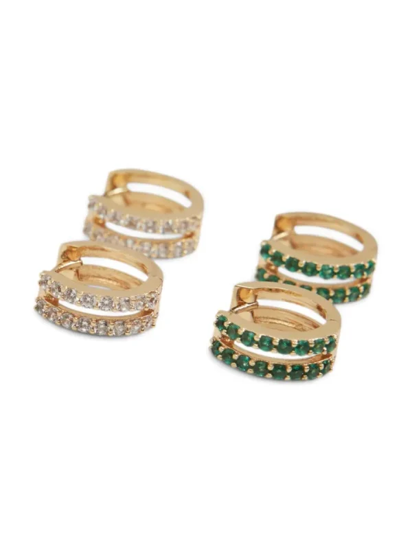 Vila Jewellery<Beyla 2 Pack Earrings (Green)