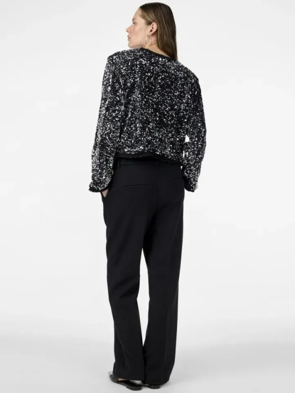 Yas Jackets<Bow Sequin Jacket