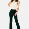 Traffic People Pants<BRATTER FLARE TROUSERS (GREEN)