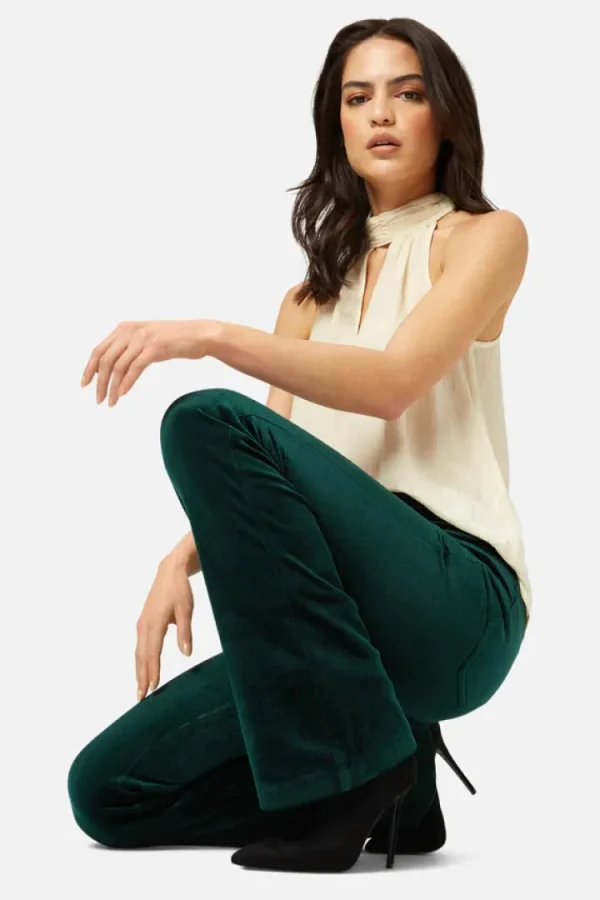Traffic People Pants<BRATTER FLARE TROUSERS (GREEN)