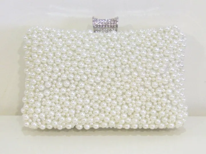 brea_pearl_clutch_ivory_0.webp Wsl 8 Bags & Purses<Brea Pearl Clutch (Ivory)