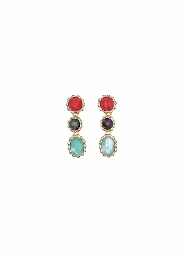 Frnch Jewellery<CACILIE EARRINGS (MULTI)