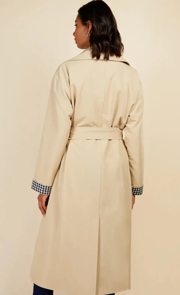 Little Mistress Jackets | Coats<CAMELLE TRENCH COAT (BEIGE)