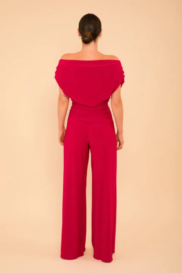 Atom Jumpsuits | Occasionwear<Carbon Jersey Jumpsuit (Magenta)