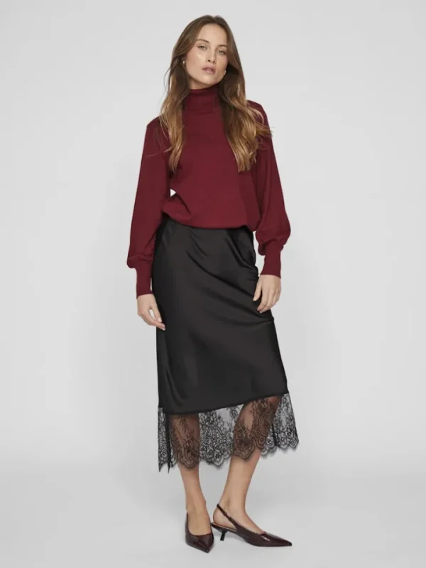Vila Skirts<Chelsea Lace Skirt (Black)