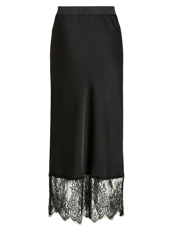 chelsea_lace_skirt_black_6.webp Vila Skirts<Chelsea Lace Skirt (Black)