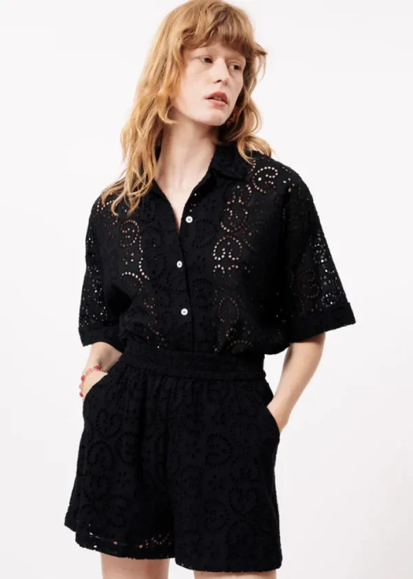 Frnch Shorts & Playsuits | Co-Ords<CHIARA SHORTS (BLACK)