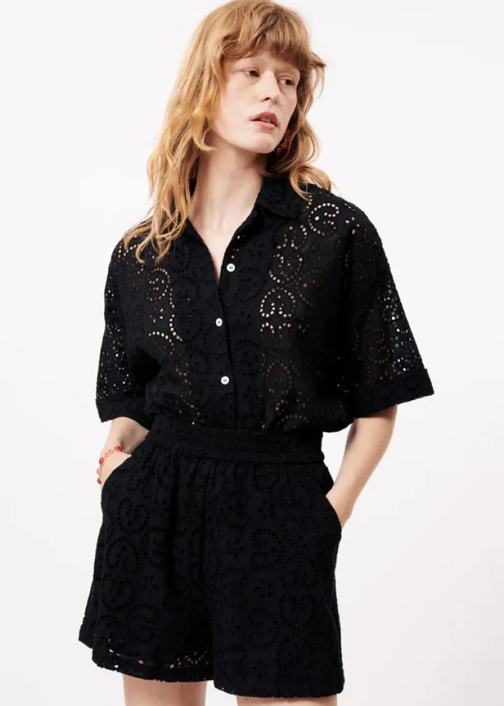 chiara_shorts_black_1.webp Frnch Shorts & Playsuits | Co-Ords<CHIARA SHORTS (BLACK)