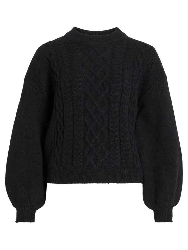 chinti_cable_knit_jumper__5-1.webp Vila Jumpers & Cardigans<CHINTI CABLE KNIT JUMPER (BLACK)