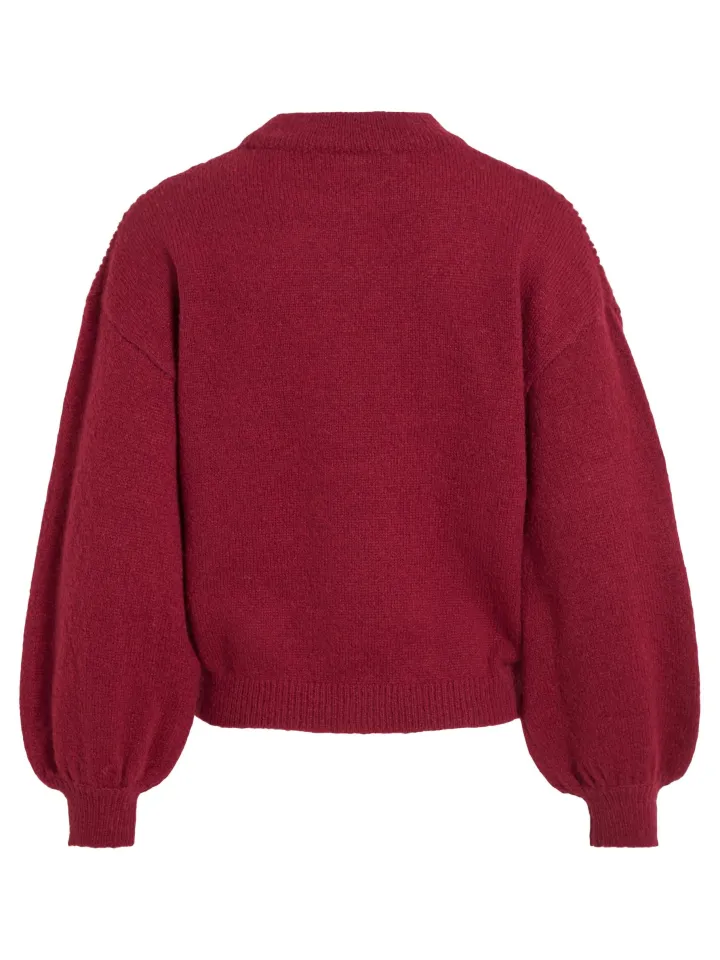 chinti_cable_knit_jumper__6.webp Vila Jumpers & Cardigans<CHINTI CABLE KNIT JUMPER (BEET RED)