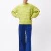 Frnch Jumpers & Cardigans<CHJARA CHUNKY KNIT JUMPER (CITRUS GREEN)