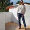 Rant & Rave Jeans<Chris Straight Leg Jeans (Mid Blue) Short