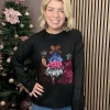 Vila Jumpers & Cardigans<Christmas Trees Jumper ( Sequins)