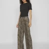Vila Jeans<Ciara Leopard Print Jeans (Birch)