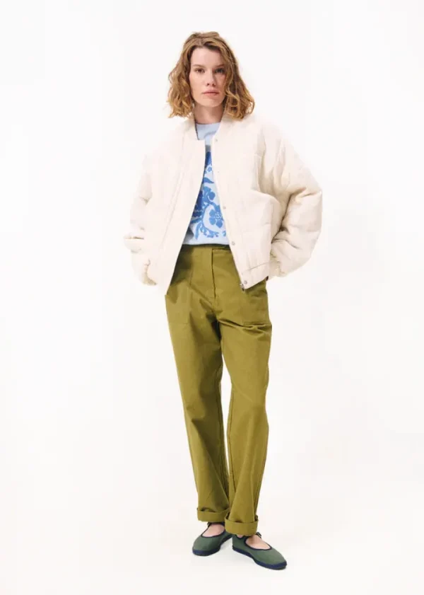 Frnch Jackets<Cilem Bomber Jacket (Cream)