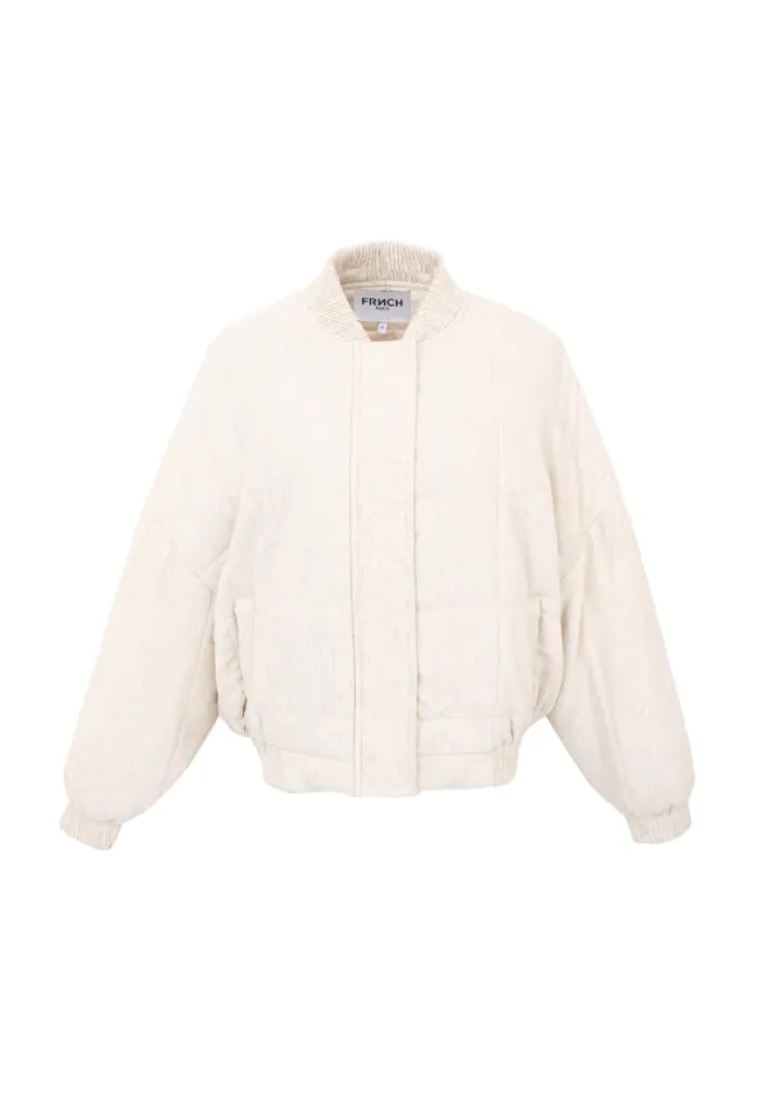 cilem_bomber_jacket_cream_4.webp Frnch Jackets<Cilem Bomber Jacket (Cream)