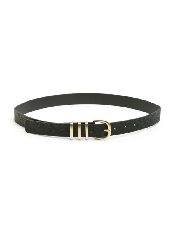 Pieces Belts<Clea Jeans Belt (Black)