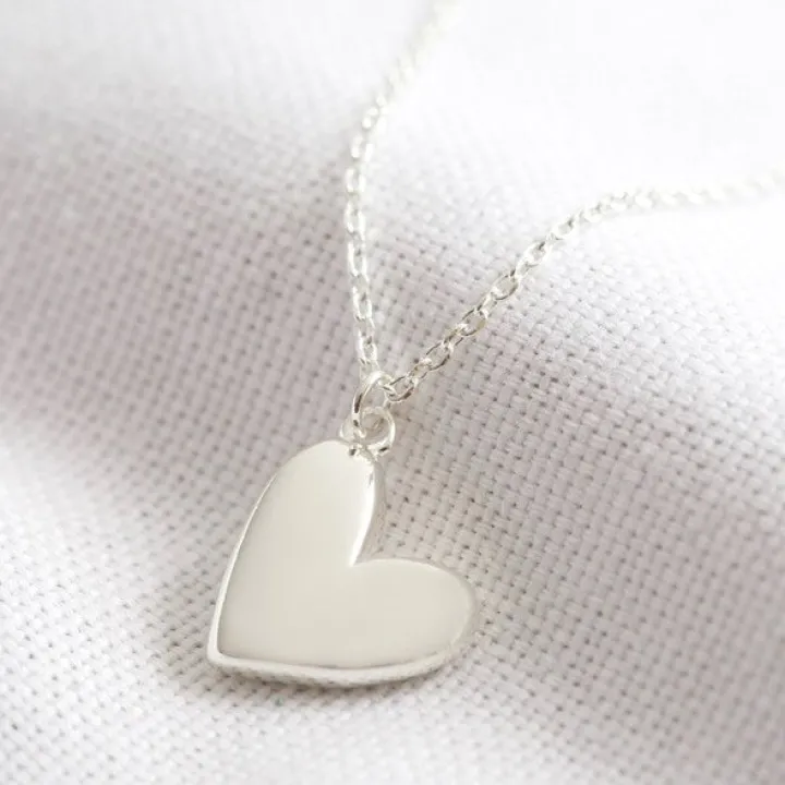 d_heart_necklace_silver_0.webp Lisa Angel Jewellery<3D Heart Necklace (Silver)