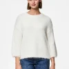 Pieces Jumpers & Cardigans<Dalaila Knitted Jumper (Cloud Dancer)