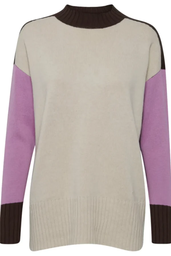 Ichi Jumpers & Cardigans<Dalyn Jumper (Coffee Bean)