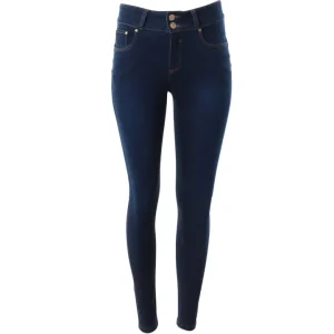 Rant & Rave Jeans<DERRY SKINNY JEAN SHORT (DARK INDIGO)