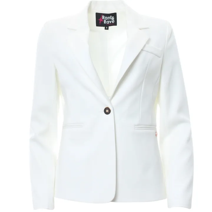 dervla_blazer_cream_2.webp Rant & Rave Jackets | Blazers<DERVLA BLAZER (CREAM)